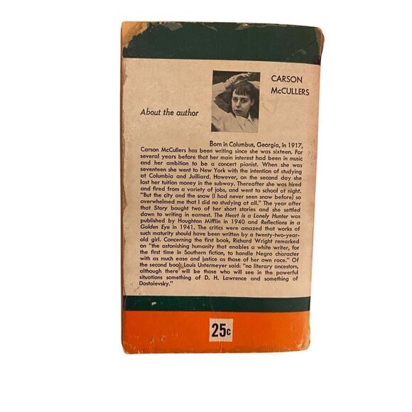 The Heart Is A Lonely Hunter Paperback Book Novel 1940 - Picture 2 of 15